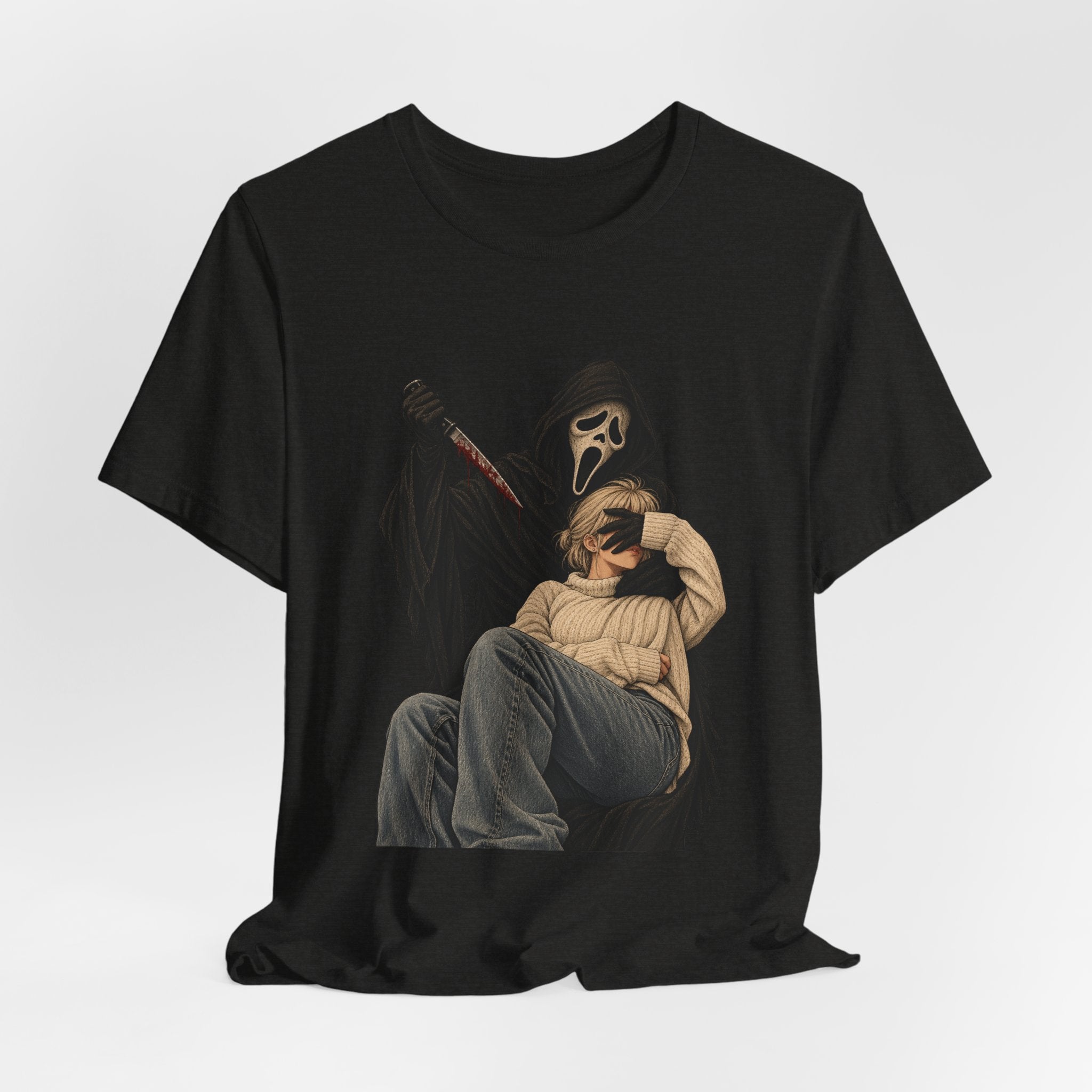 Grim Reaper Comfort Tee — 'Don't Wake Me' Halloween Graphic T-Shirt