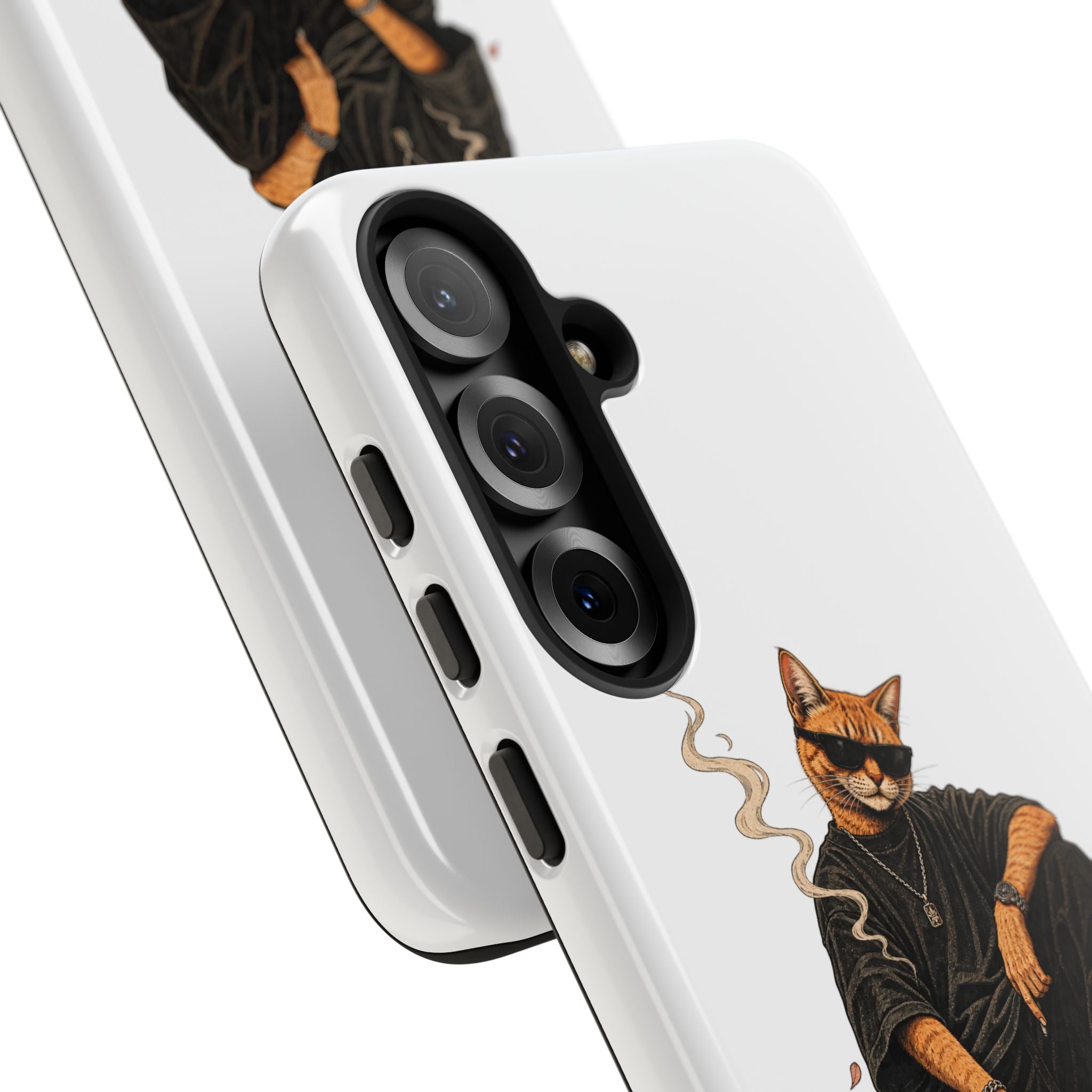 Cat Gangsta Phone Case — Cool Streetwear Cat Design
