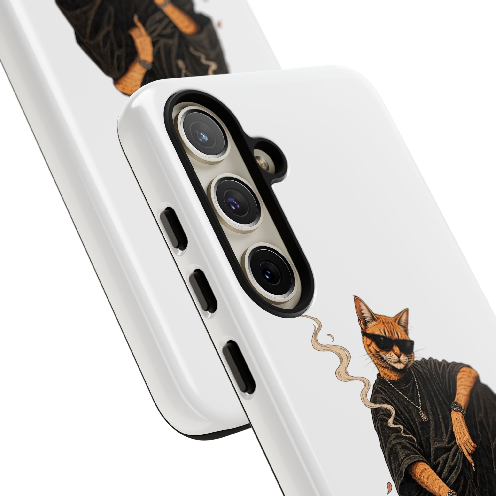 Cat Gangsta Phone Case — Cool Streetwear Cat Design