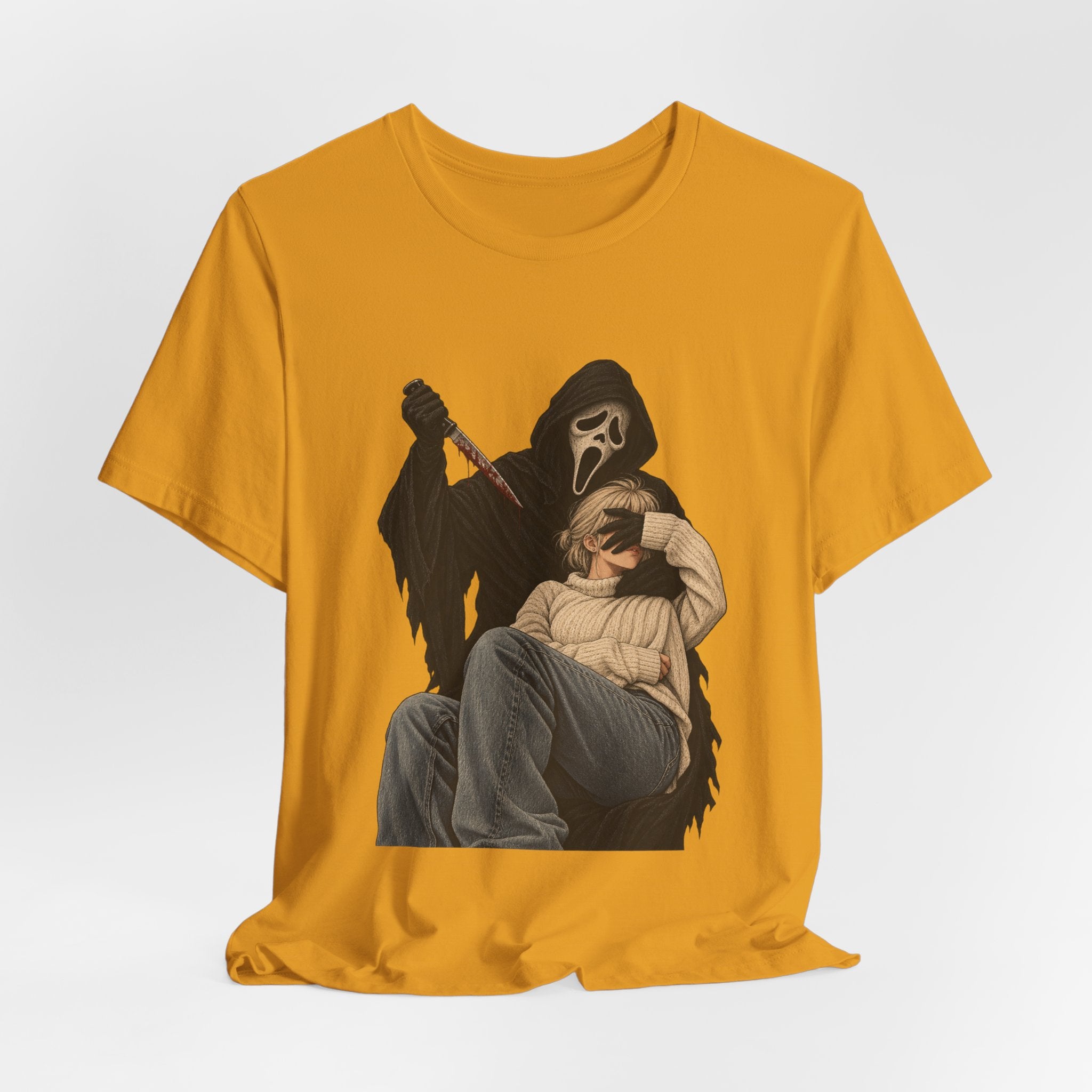 Grim Reaper Comfort Tee — 'Don't Wake Me' Halloween Graphic T-Shirt
