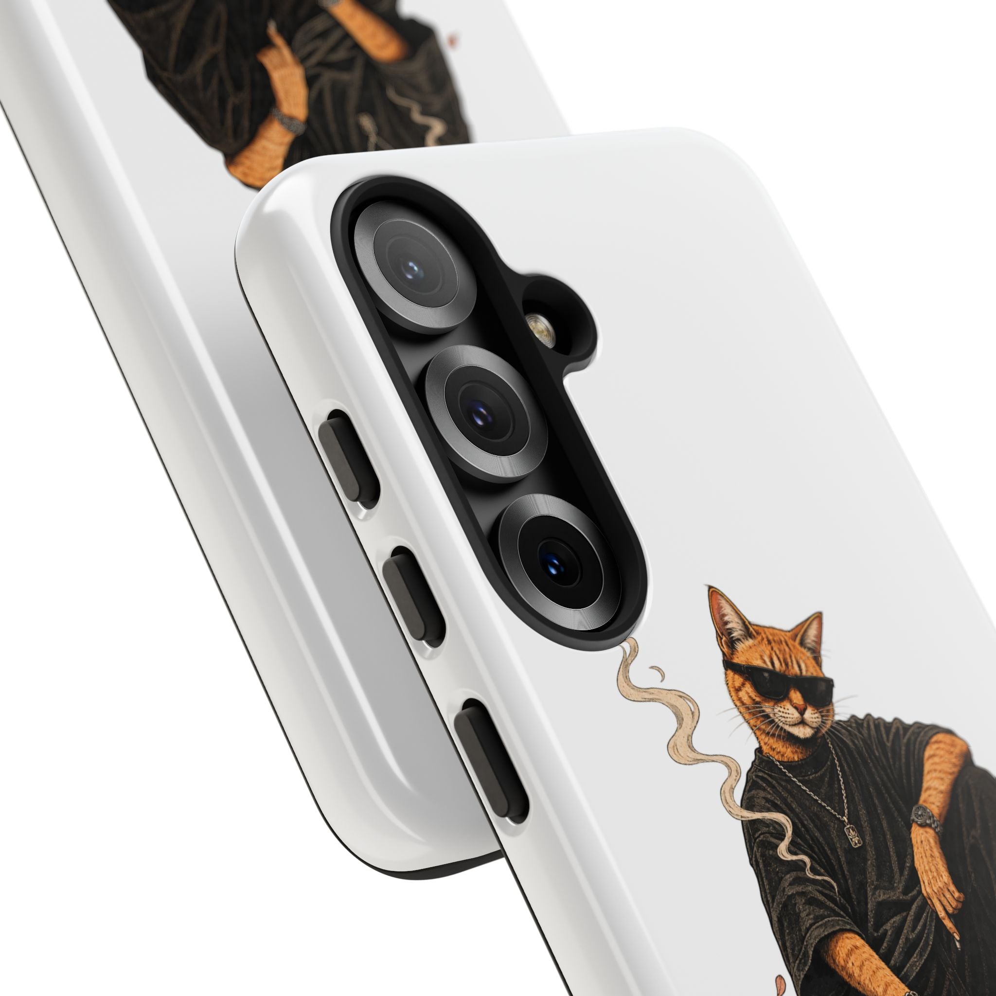 Cat Gangsta Phone Case — Cool Streetwear Cat Design