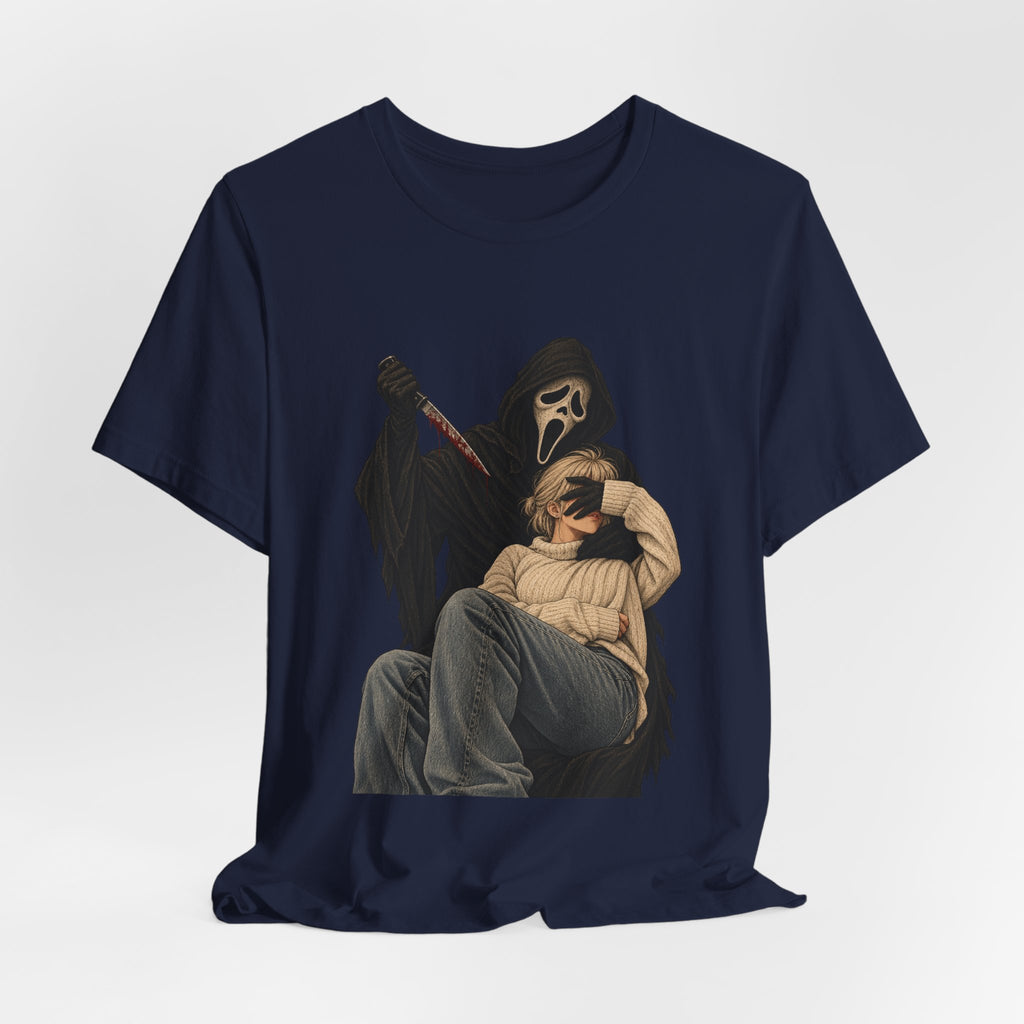 Grim Reaper Comfort Tee — 'Don't Wake Me' Halloween Graphic T-Shirt