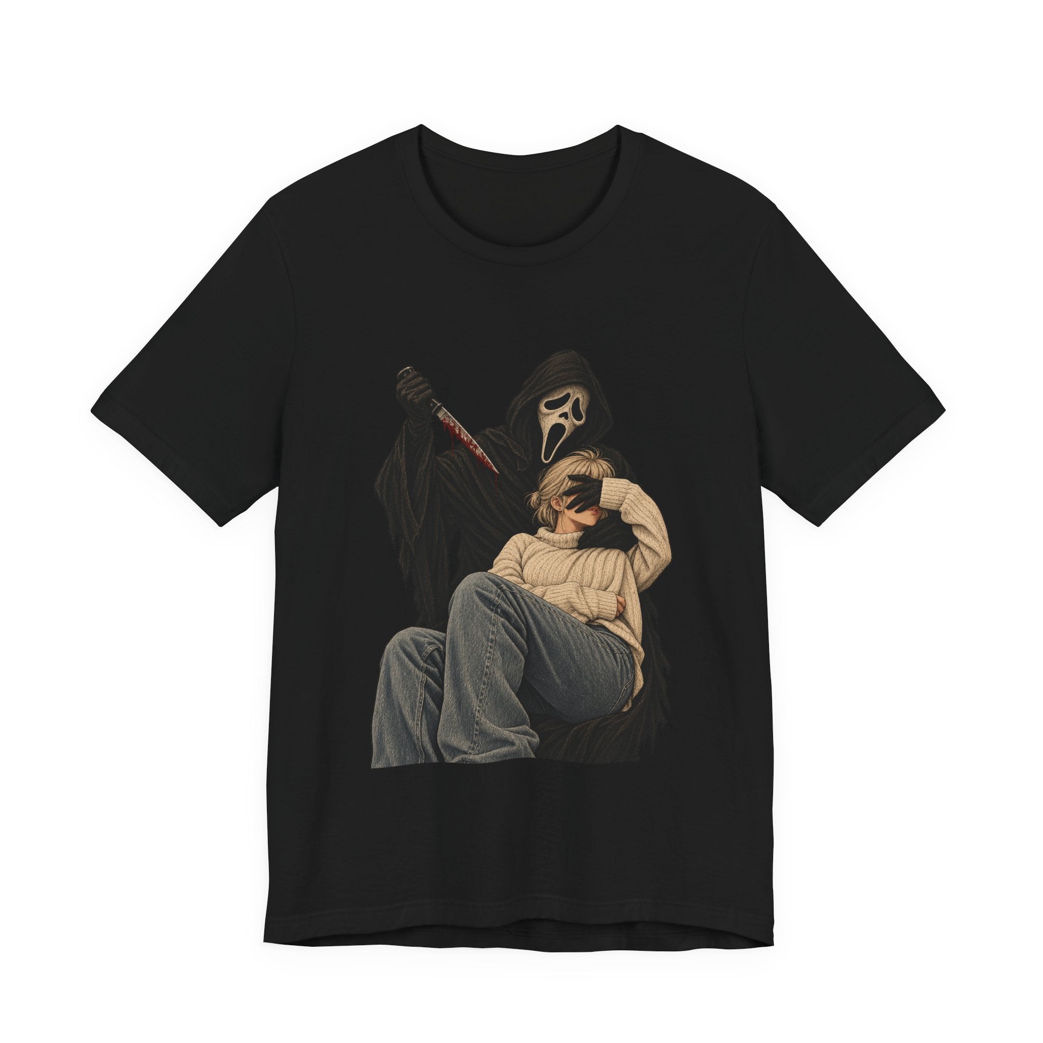Grim Reaper Comfort Tee — 'Don't Wake Me' Halloween Graphic T-Shirt