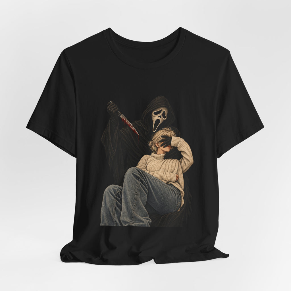 Grim Reaper Comfort Tee — 'Don't Wake Me' Halloween Graphic T-Shirt