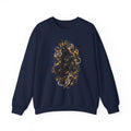 Crewneck Sweatshirt — Majestic Black Panther King Illustration