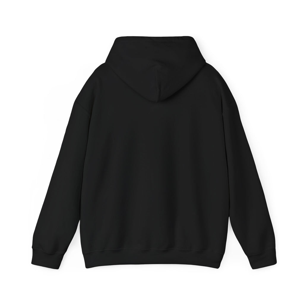 Abstract Gold & Black Swirl Hoodie — Modern Art Graphic Hoodie
