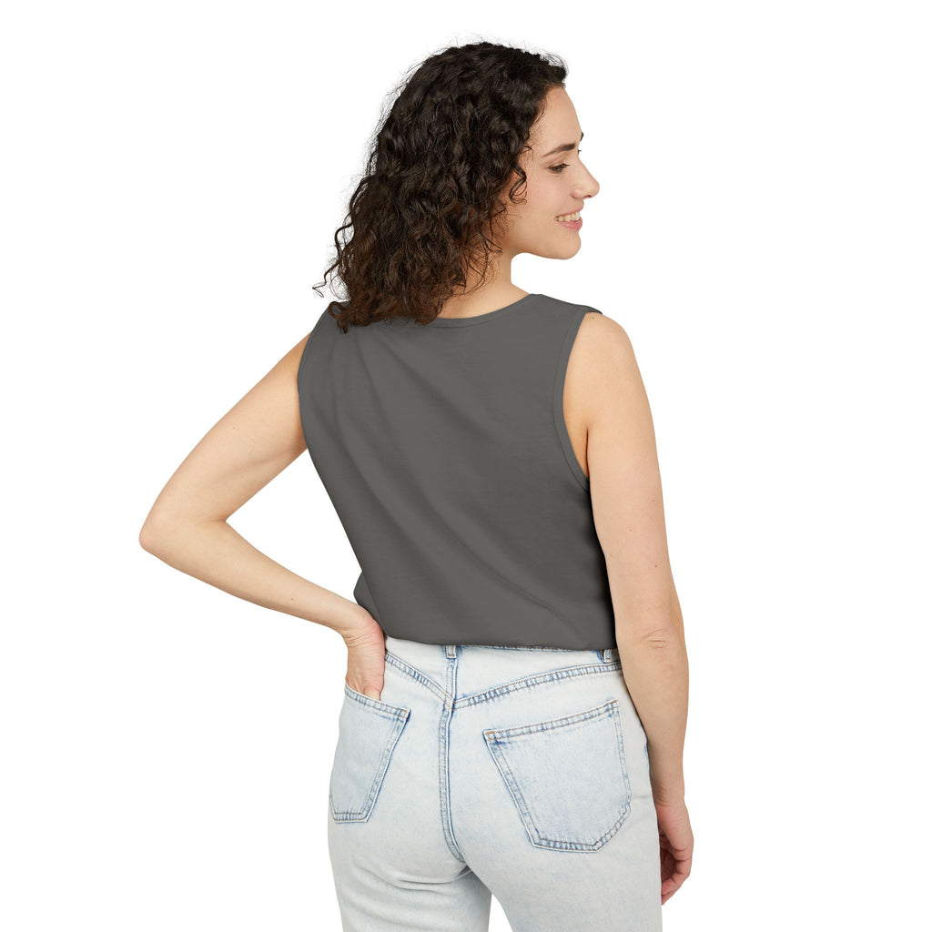 Street Style Tank Top — Graphic Masked Duo Illustration