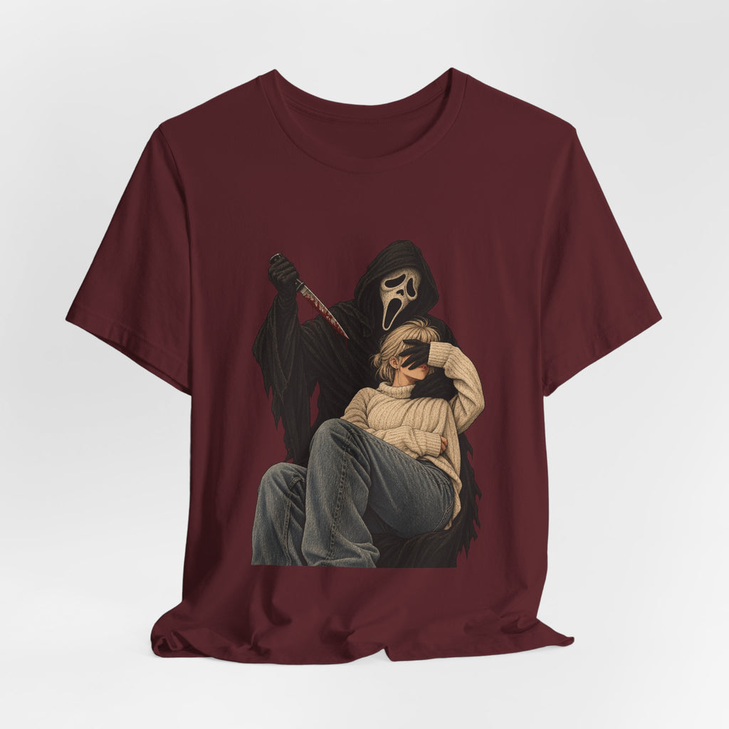 Grim Reaper Comfort Tee — 'Don't Wake Me' Halloween Graphic T-Shirt