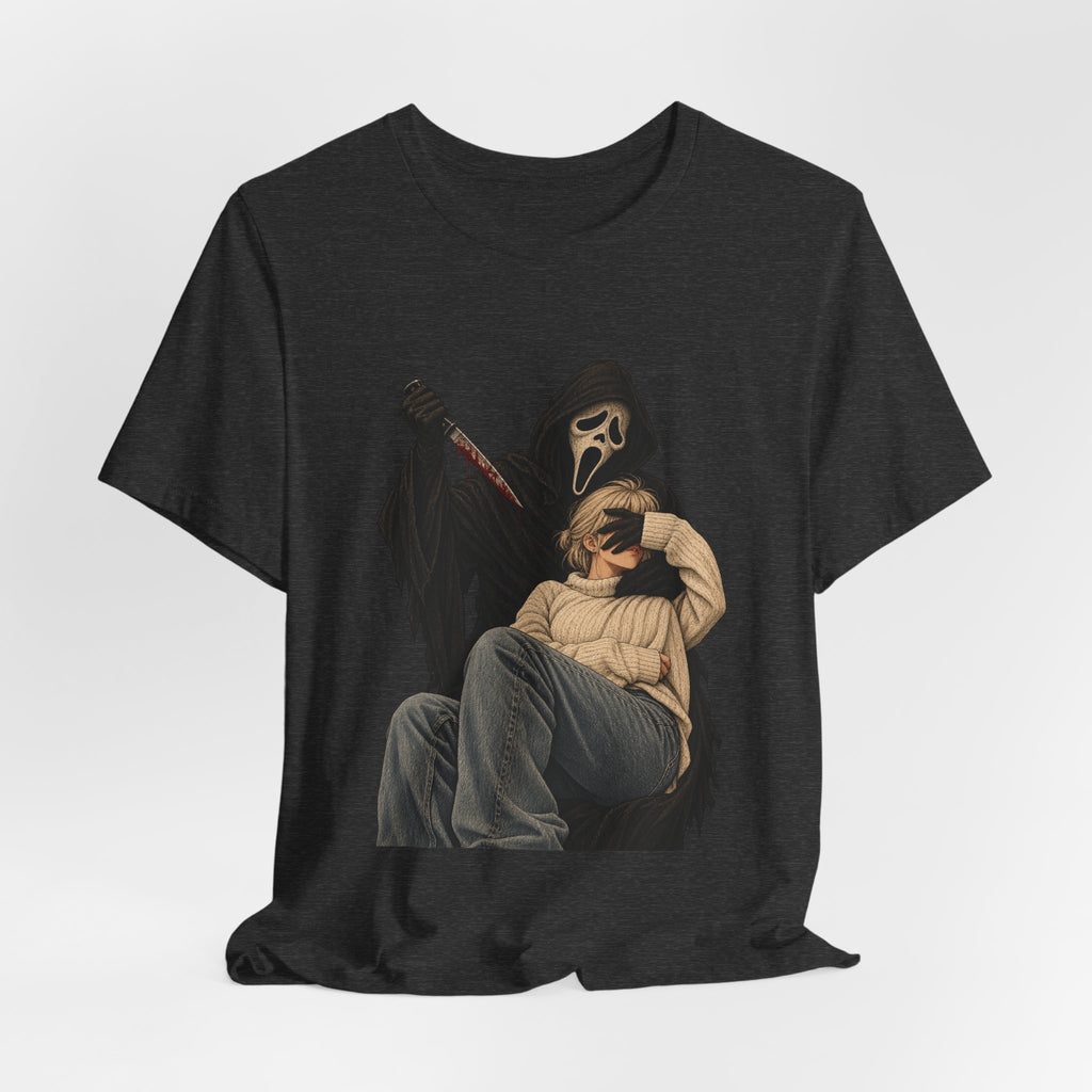 Grim Reaper Comfort Tee — 'Don't Wake Me' Halloween Graphic T-Shirt