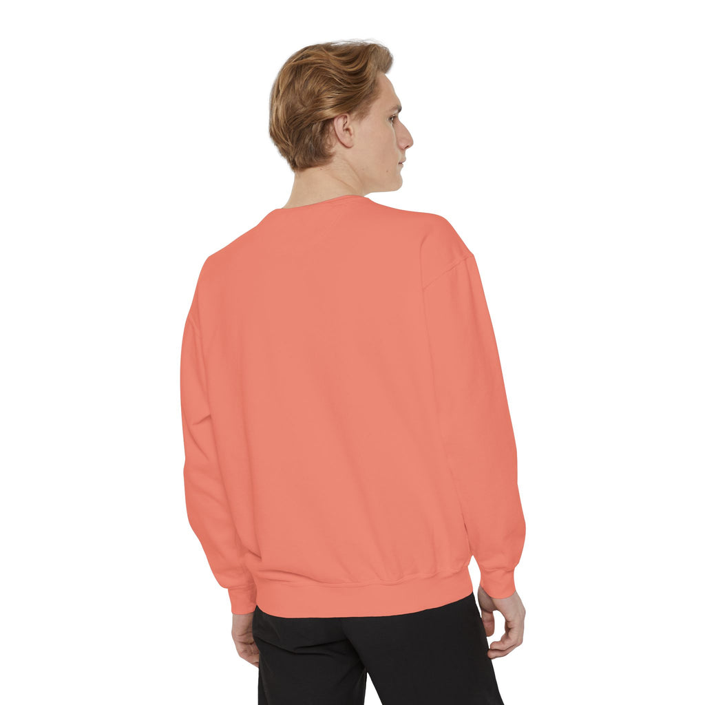 Cat Gangster Sweatshirt — Retro Cool Cat Sitting, Smoky Streetwear Crewneck