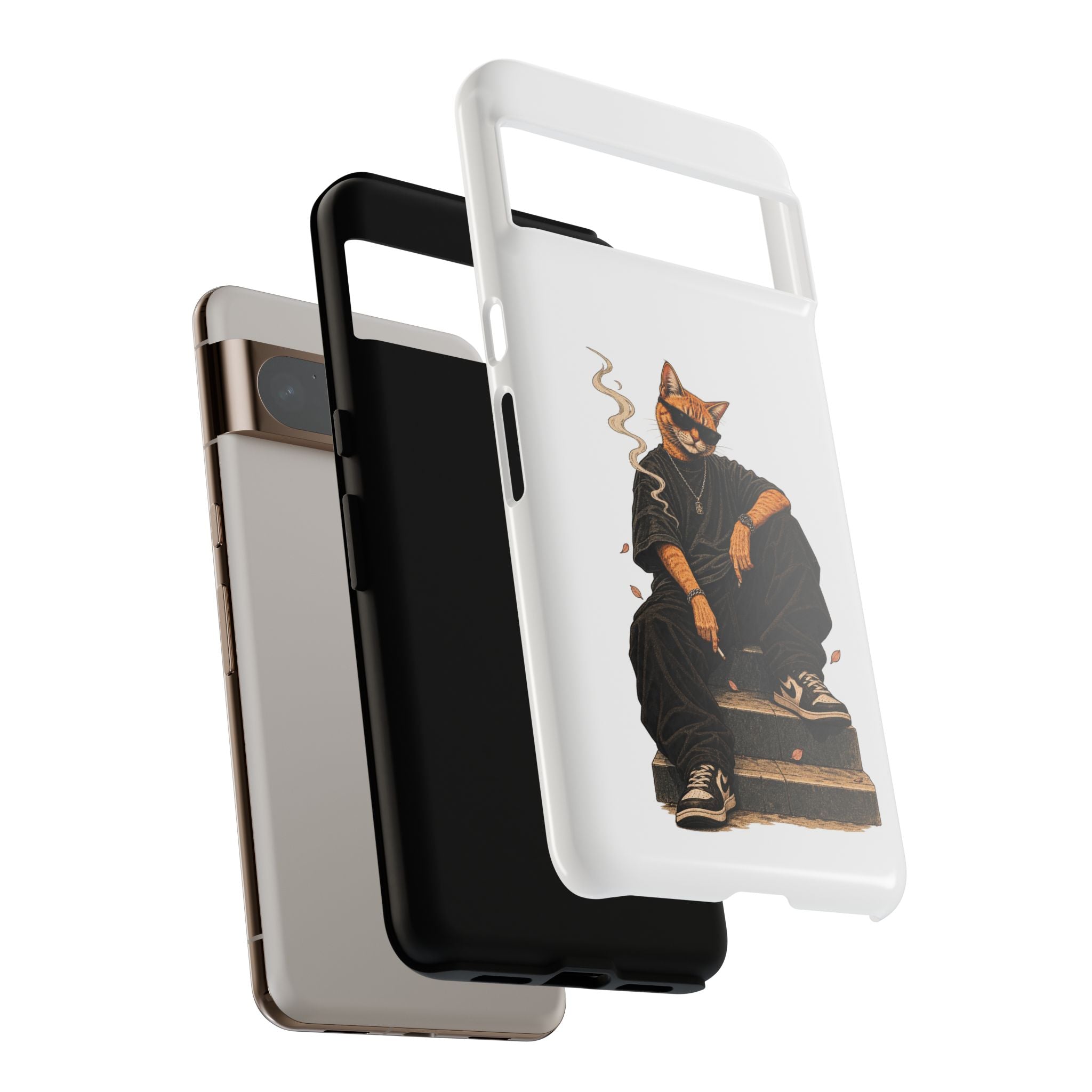 Cat Gangsta Phone Case — Cool Streetwear Cat Design