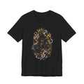 King of Shadows Graphic Tee — Dark Crowned Skull Design