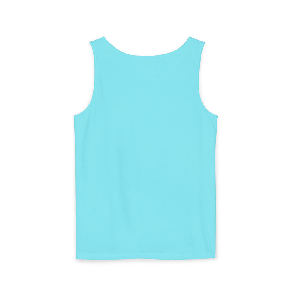 Street Style Tank Top — Graphic Masked Duo Illustration
