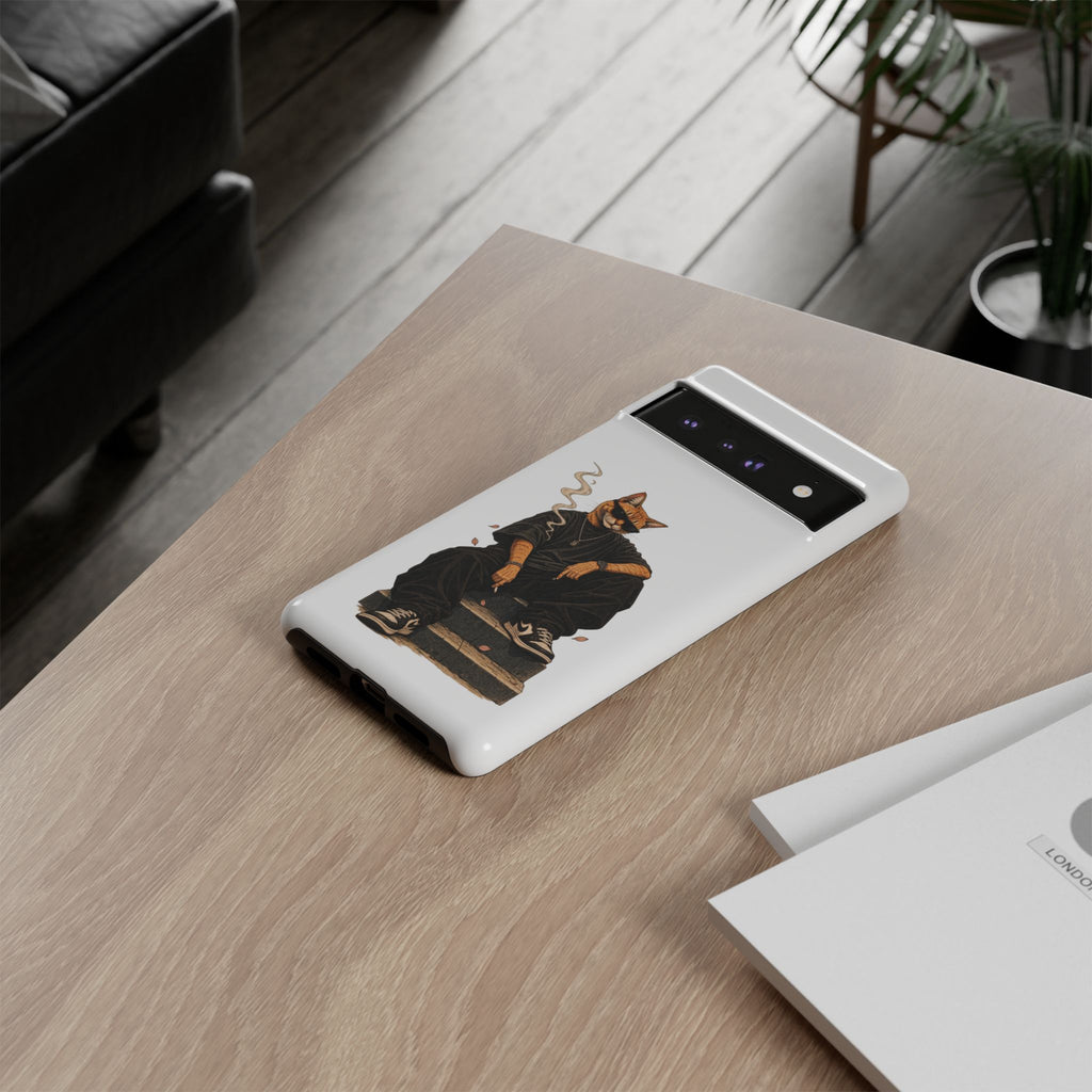 Cat Gangsta Phone Case — Cool Streetwear Cat Design