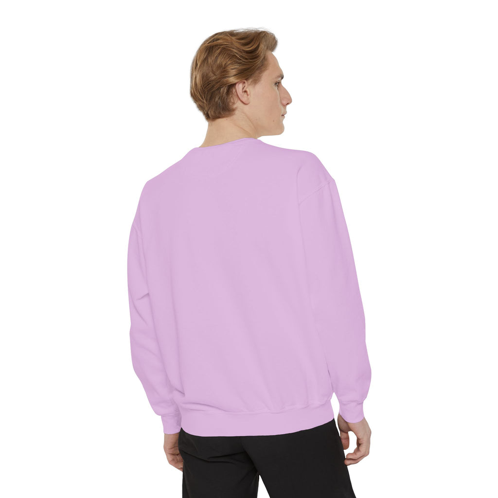 Cat Gangster Sweatshirt — Retro Cool Cat Sitting, Smoky Streetwear Crewneck