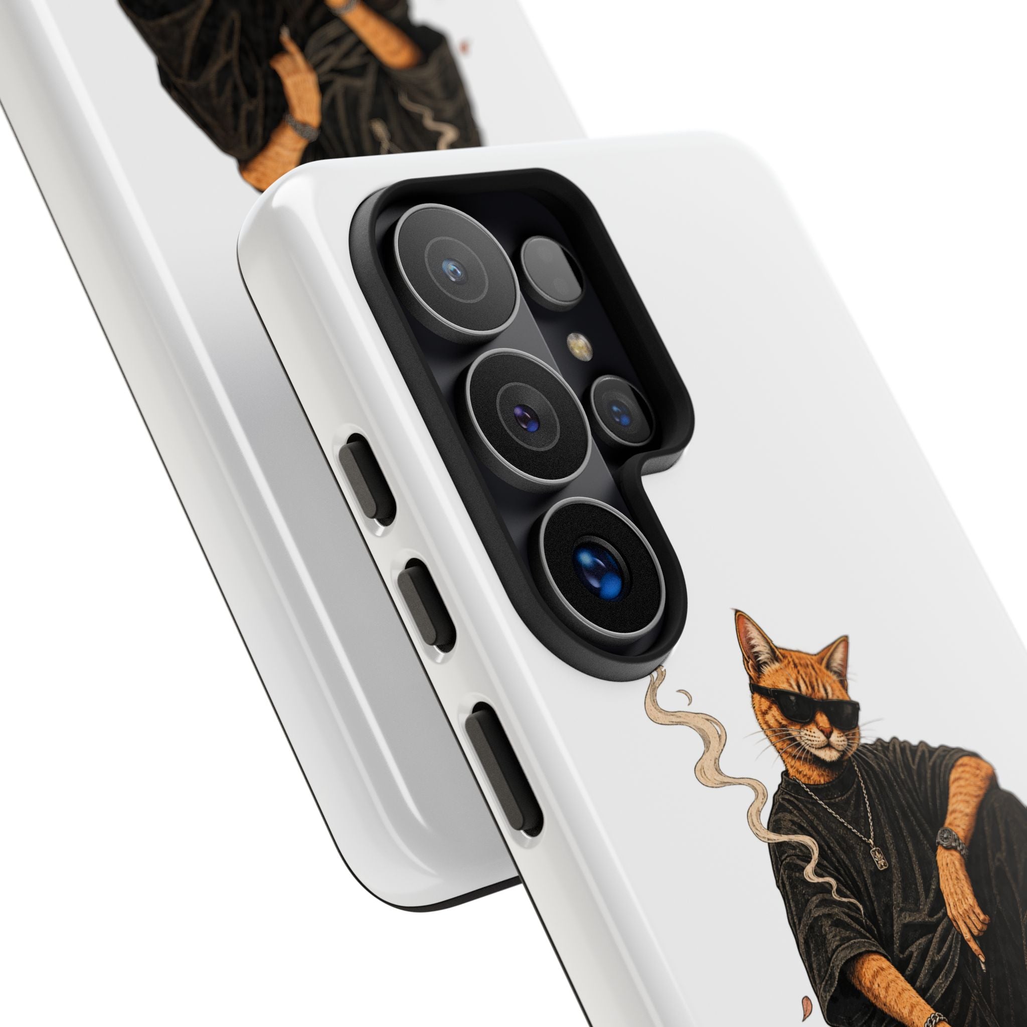 Cat Gangsta Phone Case — Cool Streetwear Cat Design