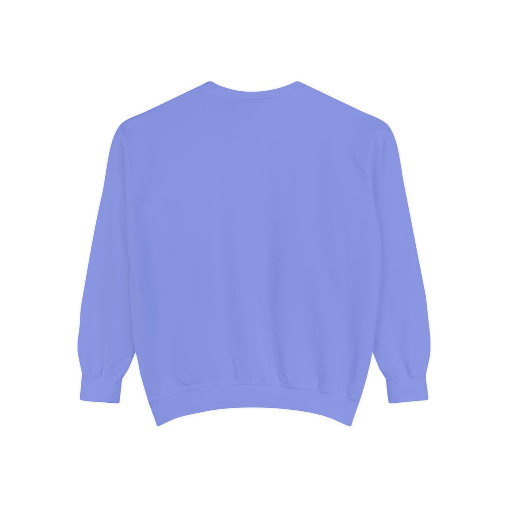 Cat Gangster Sweatshirt — Retro Cool Cat Sitting, Smoky Streetwear Crewneck