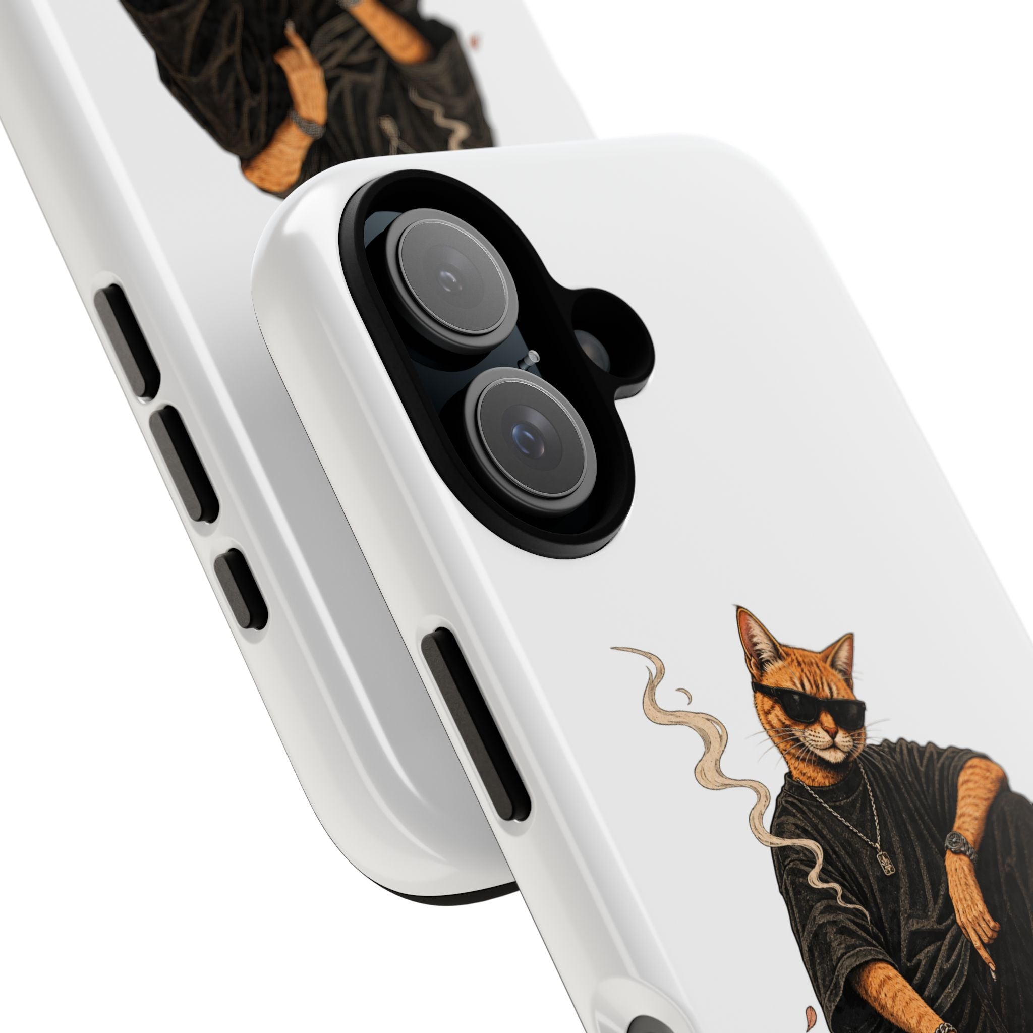 Cat Gangsta Phone Case — Cool Streetwear Cat Design