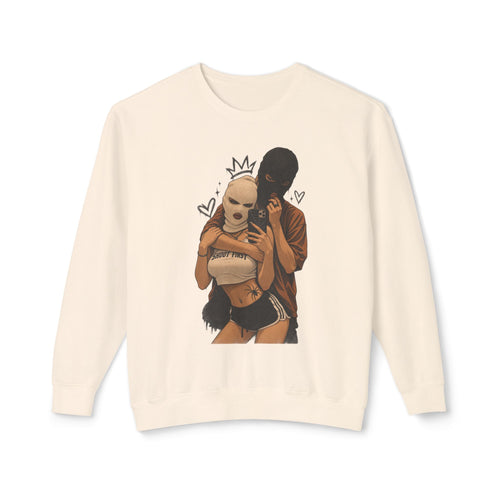 Couple Selfie Art Crewneck Sweatshirt