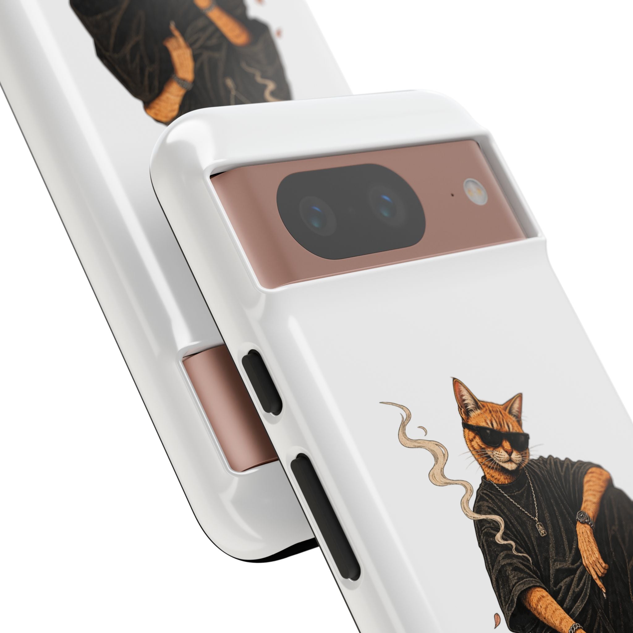 Cat Gangsta Phone Case — Cool Streetwear Cat Design