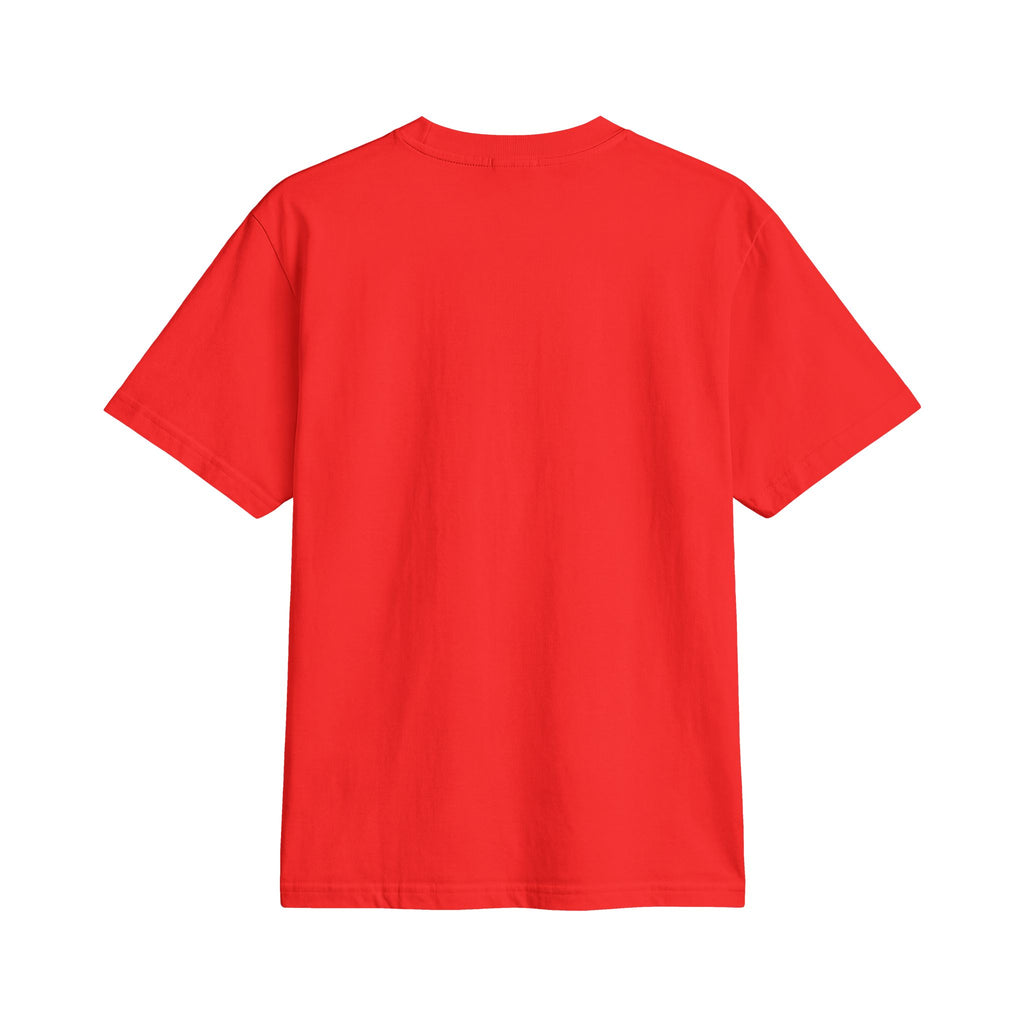Romantic Couple Graphic Tee — Man Giving Bouquet to Woman