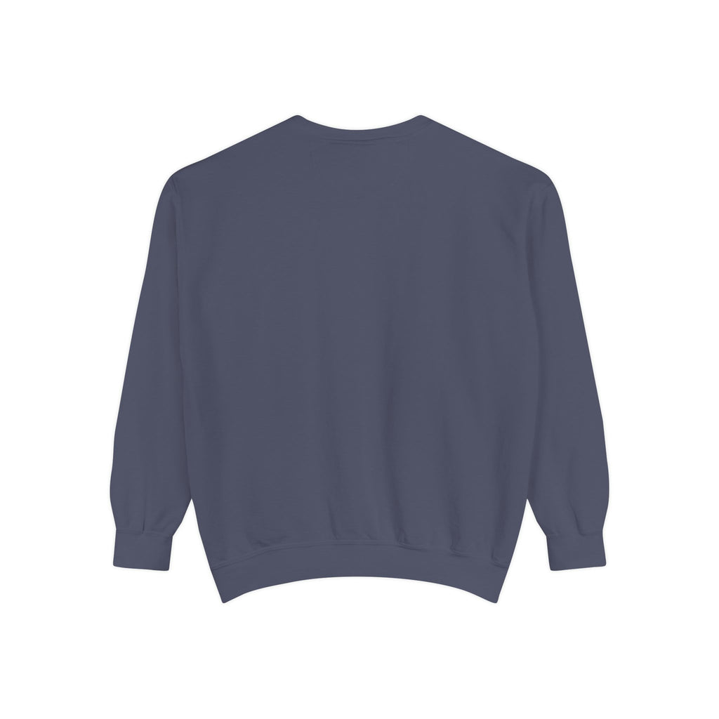 Cat Gangster Sweatshirt — Retro Cool Cat Sitting, Smoky Streetwear Crewneck