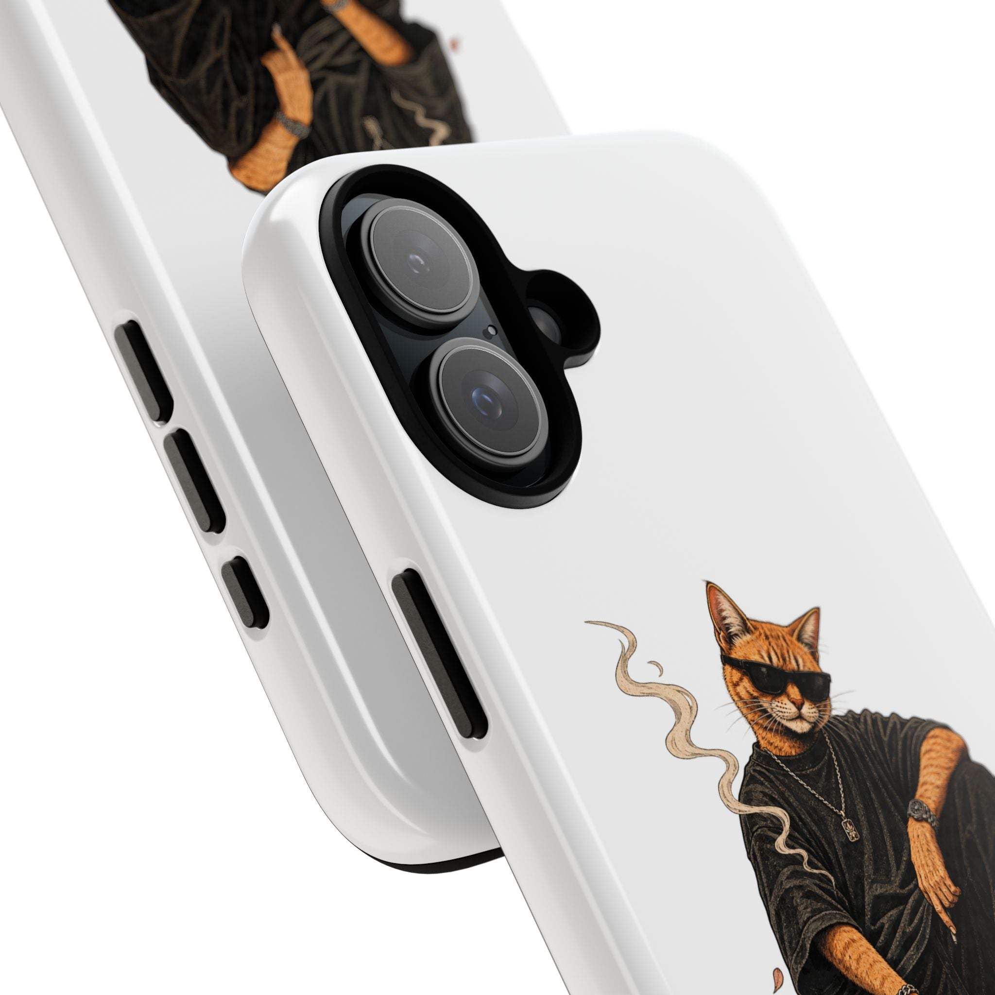Cat Gangsta Phone Case — Cool Streetwear Cat Design