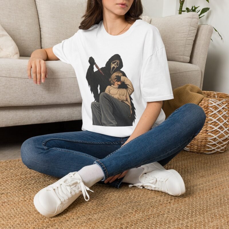 Horror Scream Mask Killer Graphic T‑Shirt