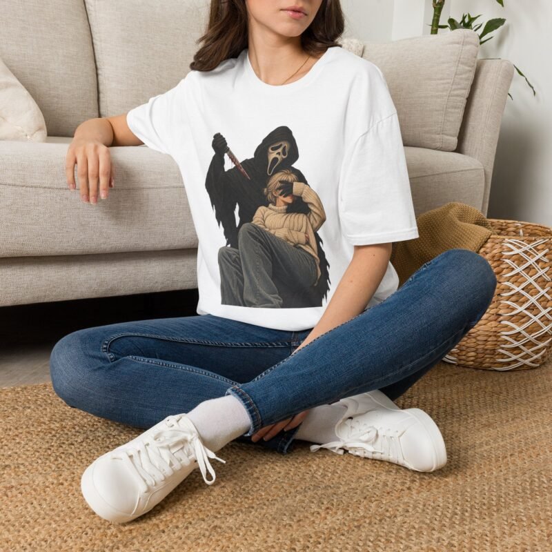 Scream Mask Stalker T-Shirt — Creepy Horror Graphic Tee