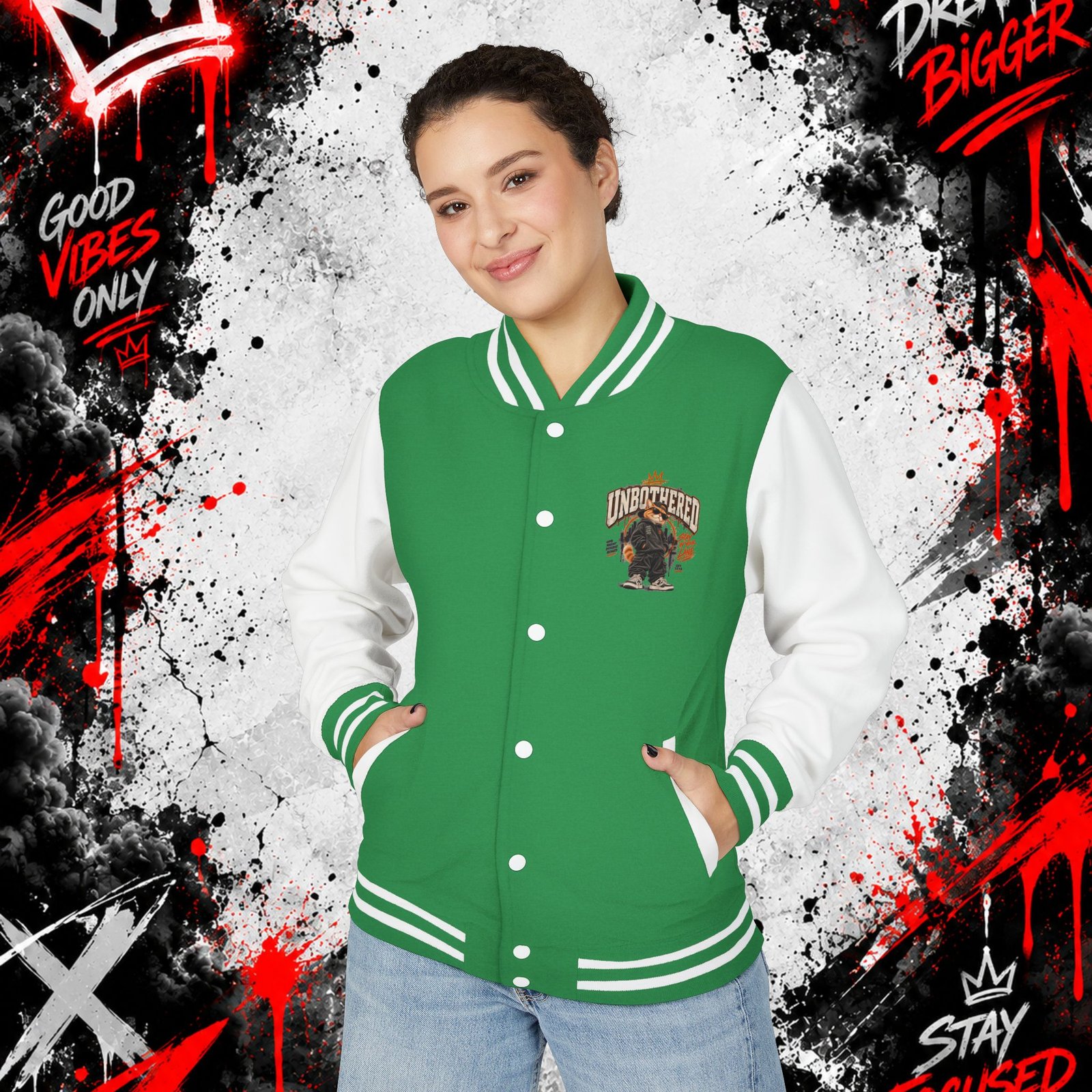 Unisex Heavyweight Letterman Jacket - Image 35