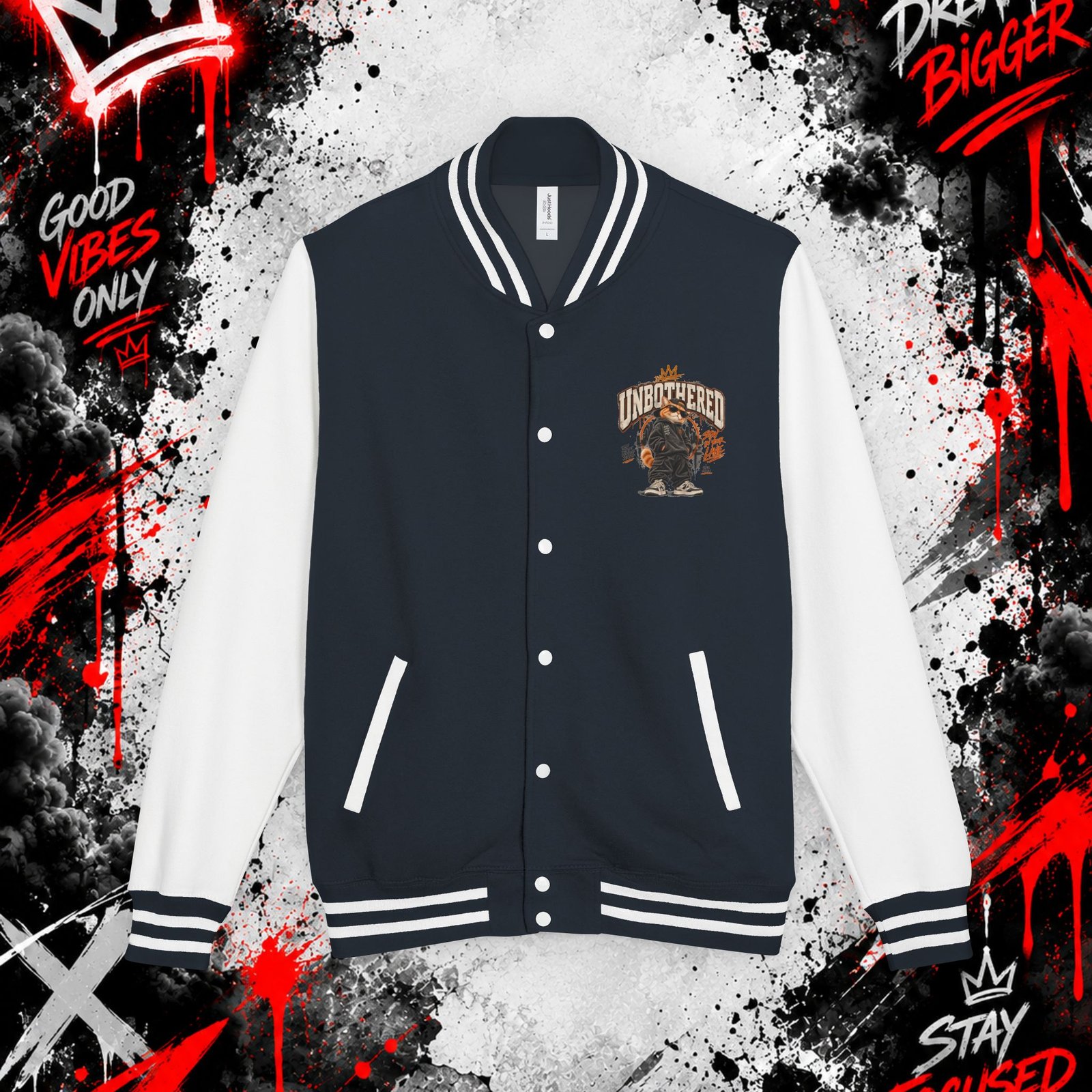 Unisex Heavyweight Letterman Jacket - Image 37