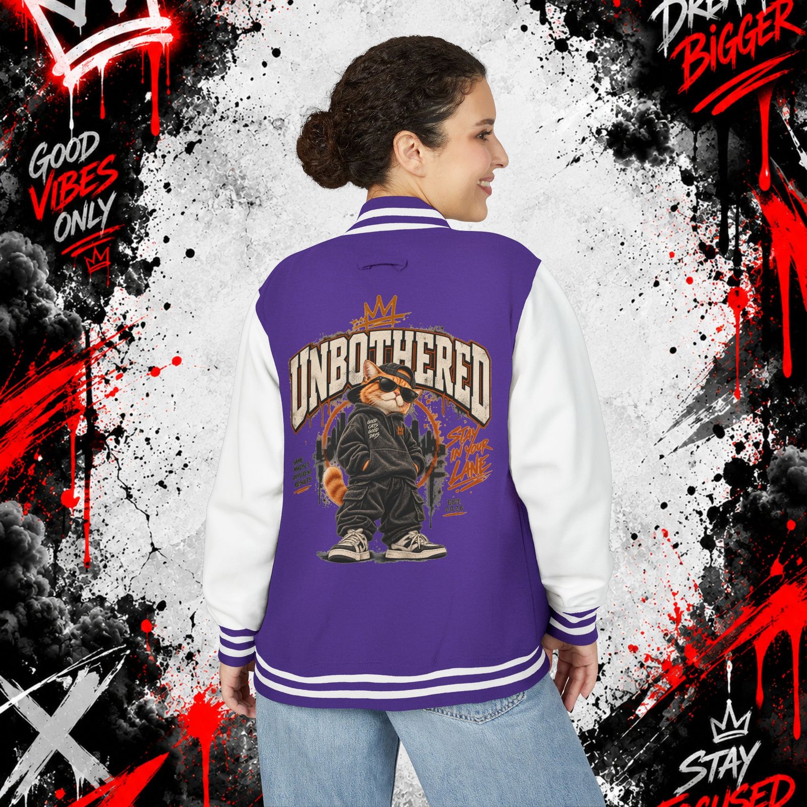 Unisex Heavyweight Letterman Jacket - Image 16