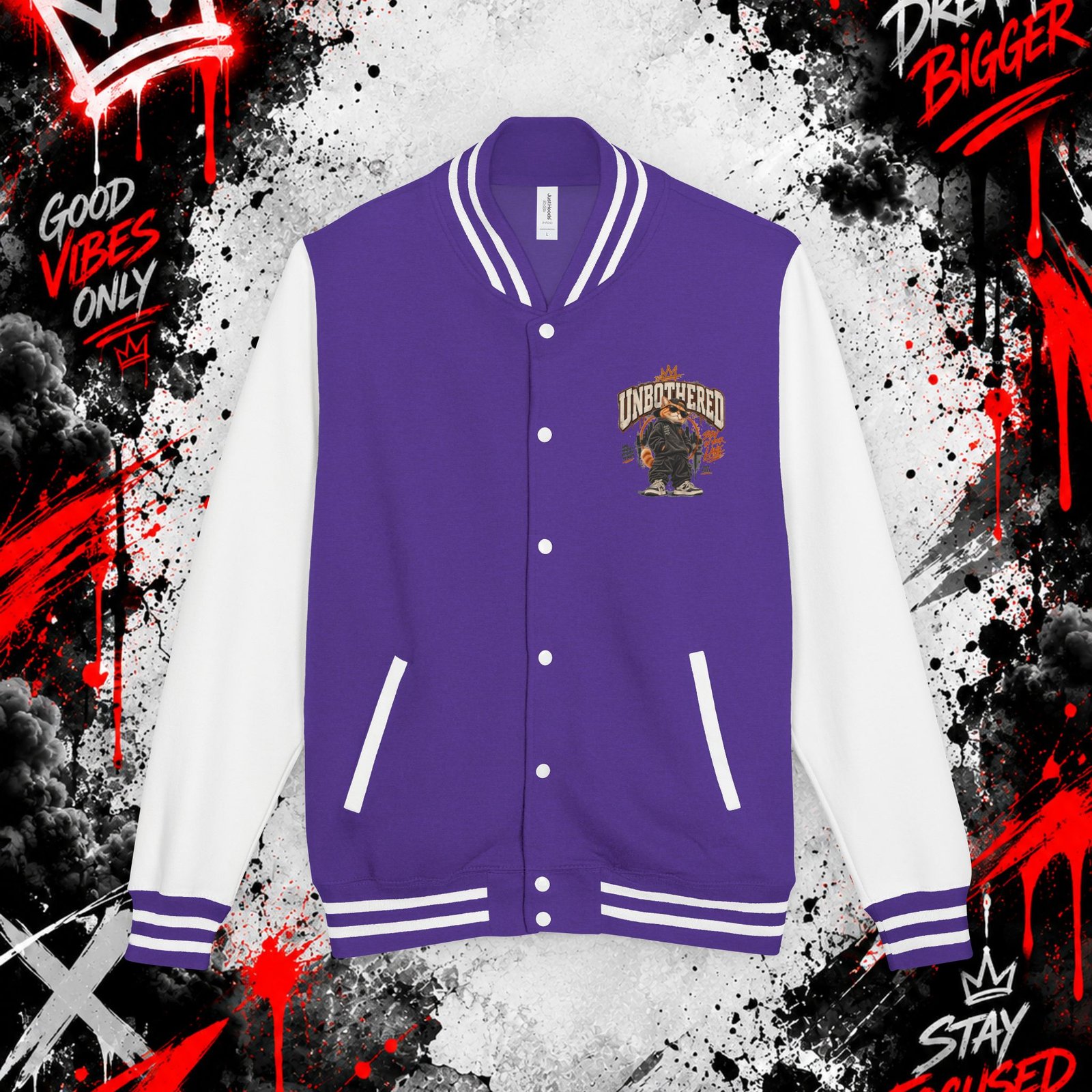 Unisex Heavyweight Letterman Jacket - Image 13