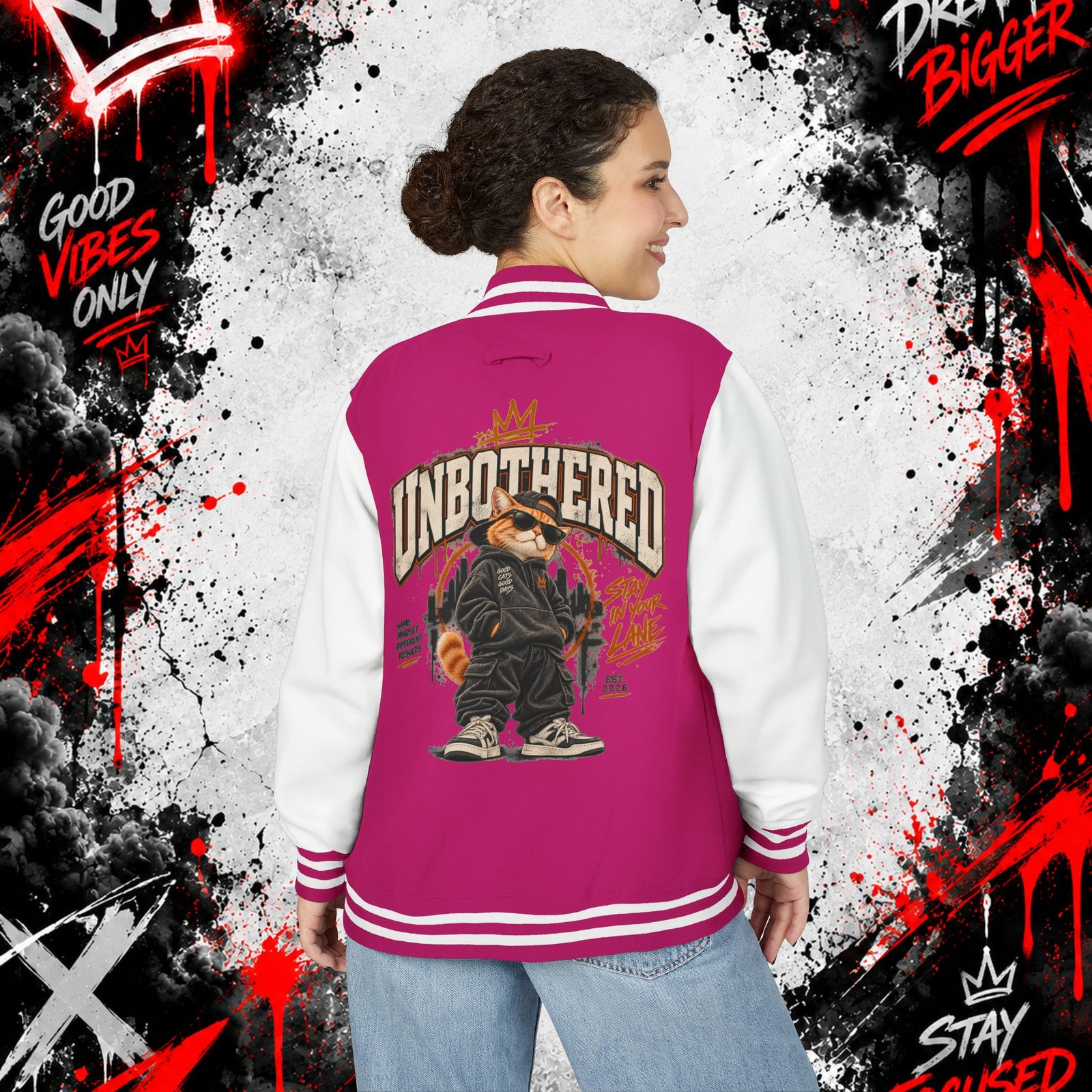 Unisex Heavyweight Letterman Jacket - Image 8