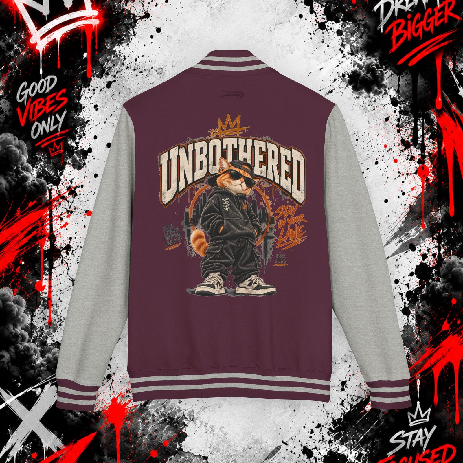 Unisex Heavyweight Letterman Jacket - Image 42