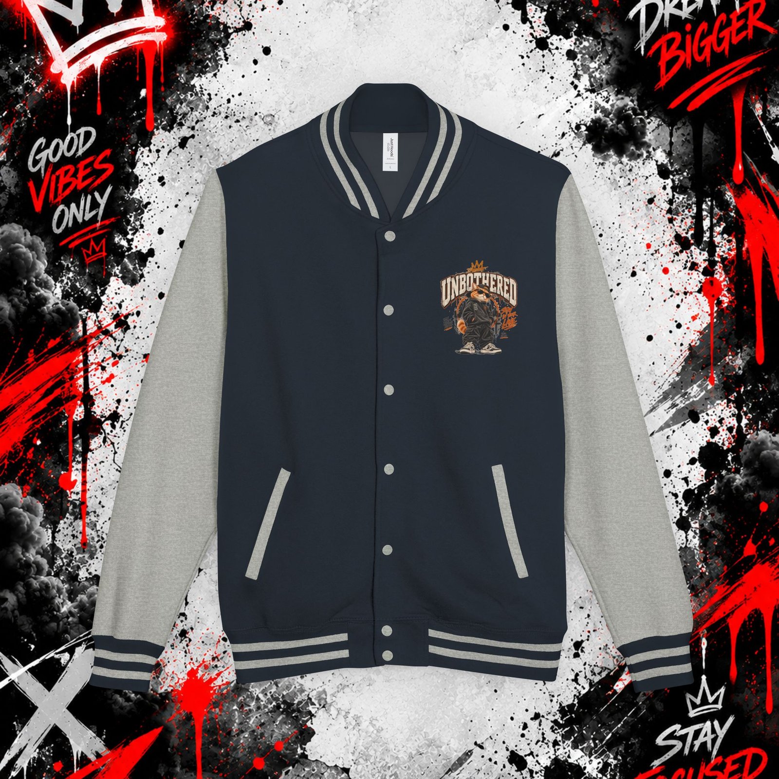 Unisex Heavyweight Letterman Jacket - Image 25