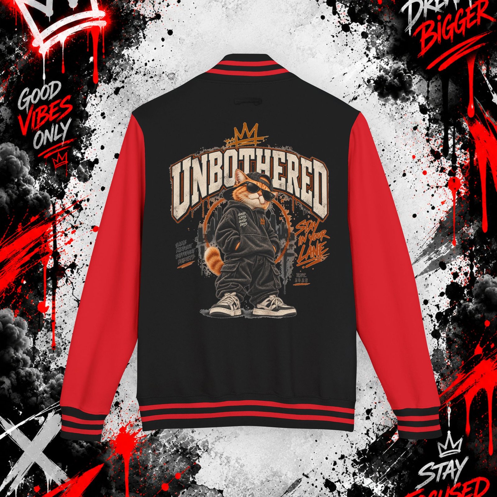 Unisex Heavyweight Letterman Jacket - Image 46