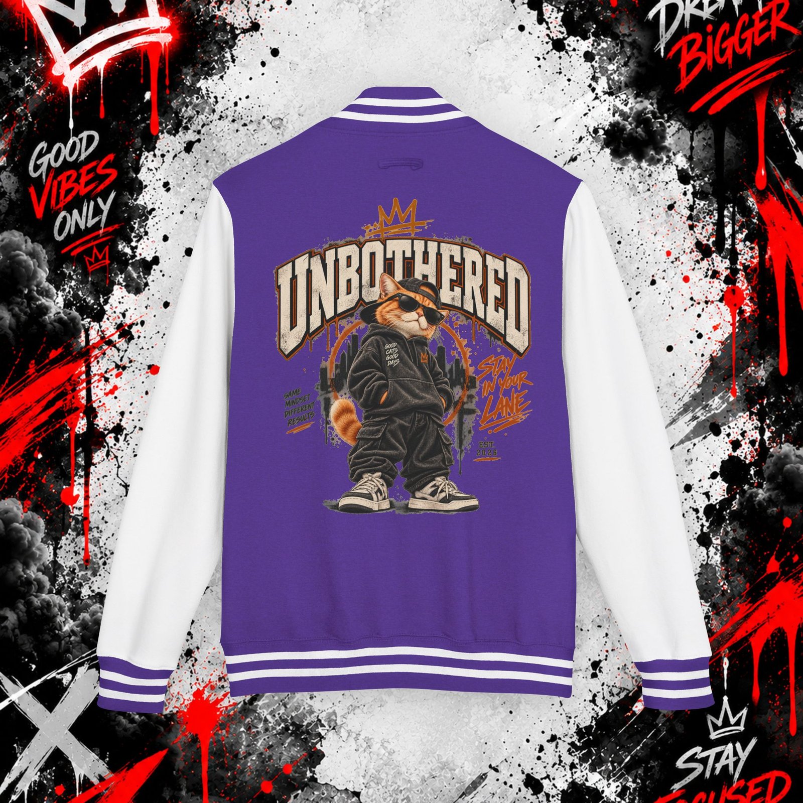 Unisex Heavyweight Letterman Jacket - Image 14