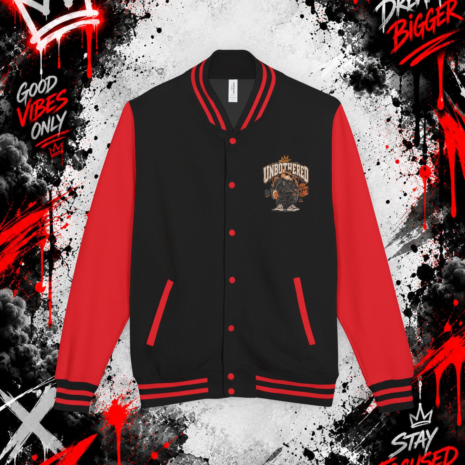 Unisex Heavyweight Letterman Jacket - Image 45