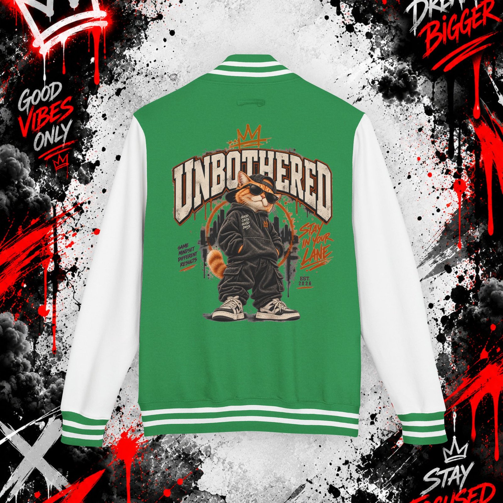 Unisex Heavyweight Letterman Jacket - Image 34