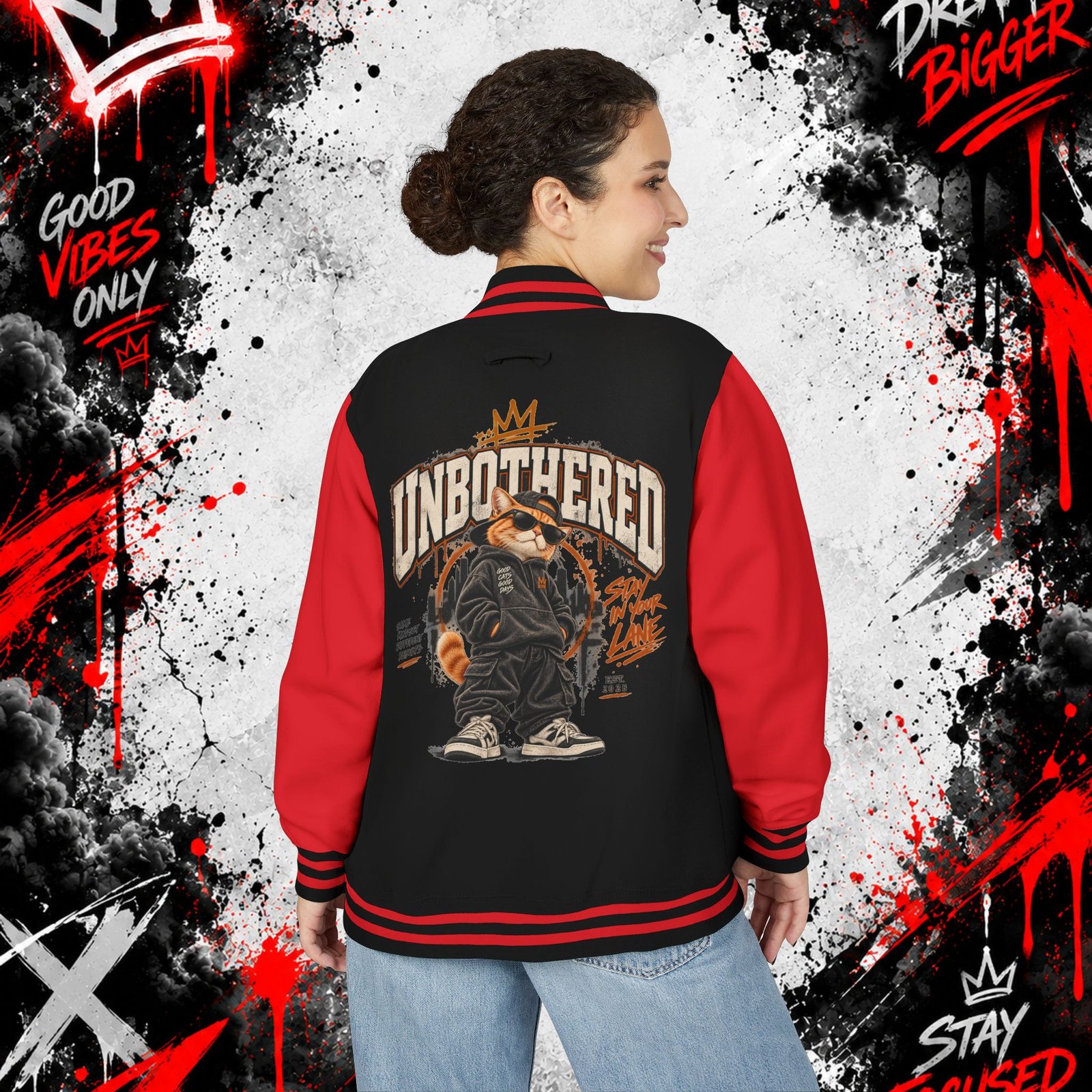 Unisex Heavyweight Letterman Jacket - Image 48
