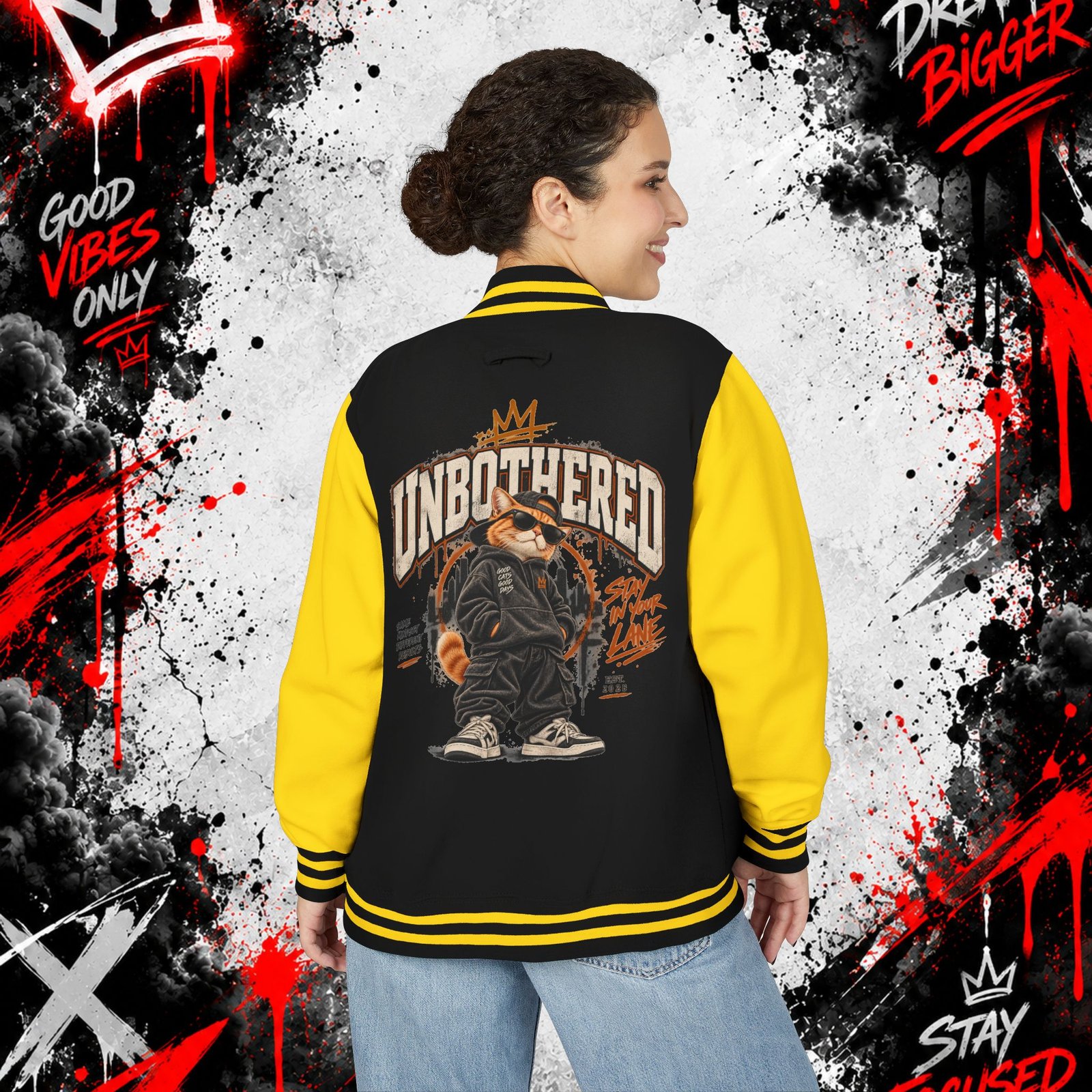 Unisex Heavyweight Letterman Jacket - Image 32