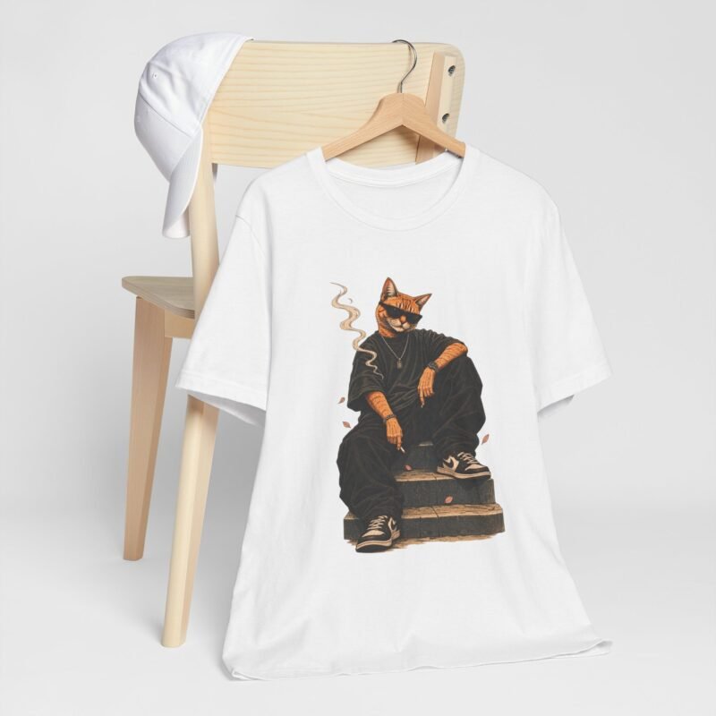 Cat Mafia Streetwear T-Shirt — Cool Cat in Shades Graphic Tee