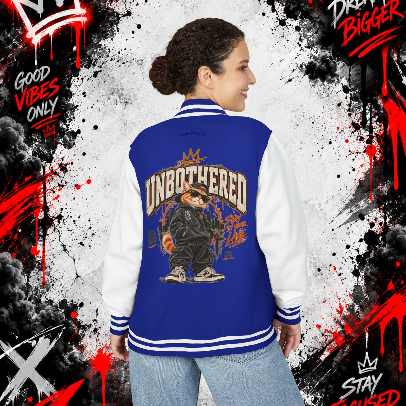 Unisex Heavyweight Letterman Jacket - Image 20