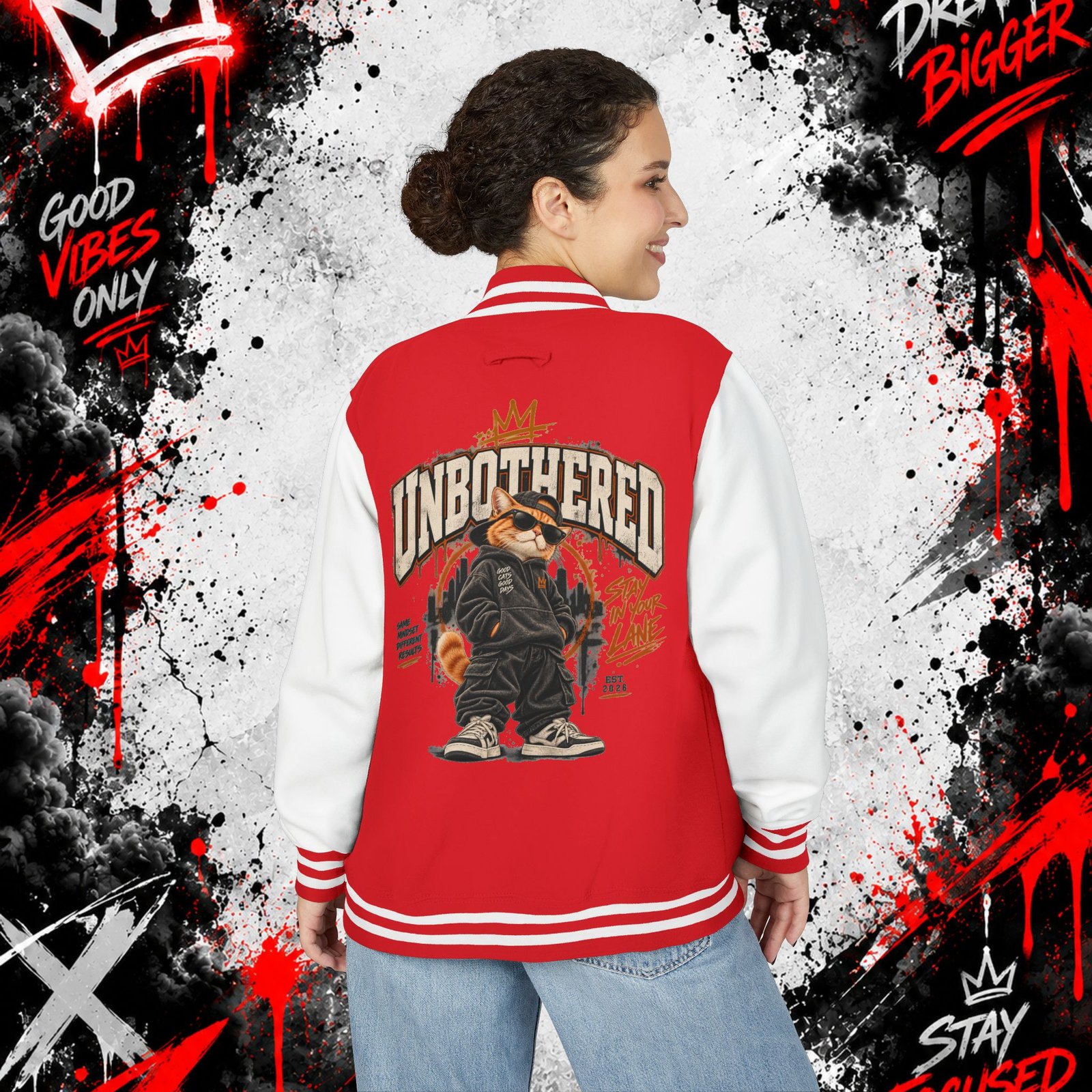 Unisex Heavyweight Letterman Jacket - Image 4