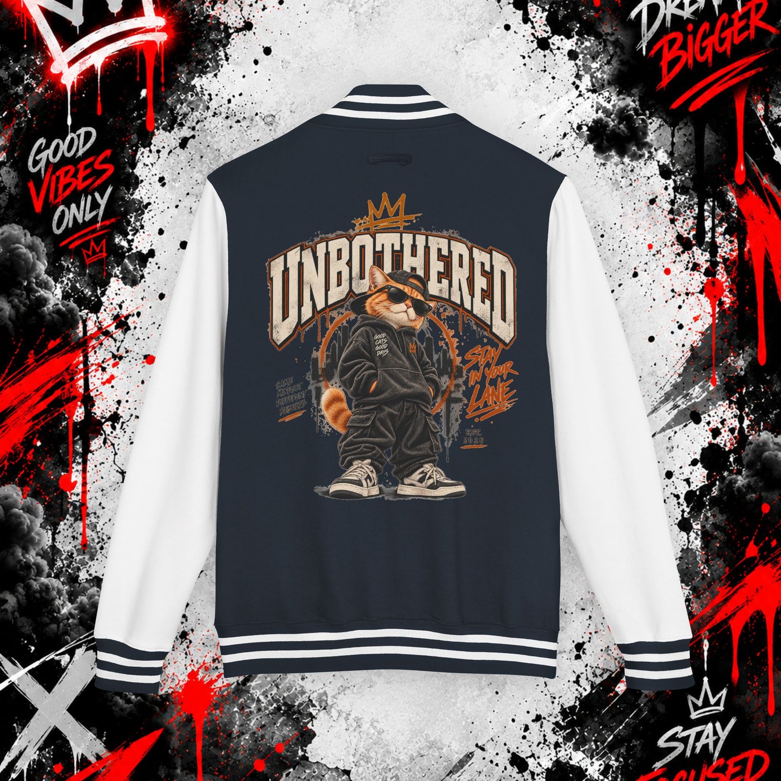 Unisex Heavyweight Letterman Jacket - Image 38