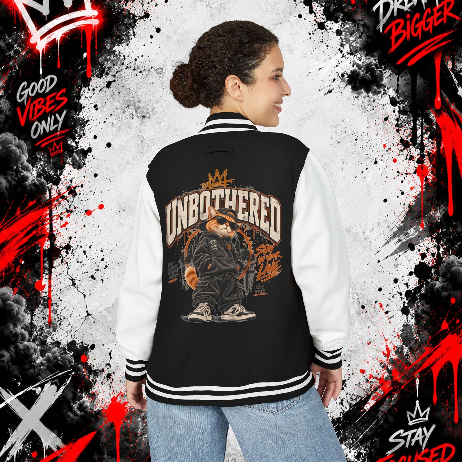 Unisex Heavyweight Letterman Jacket - Image 12