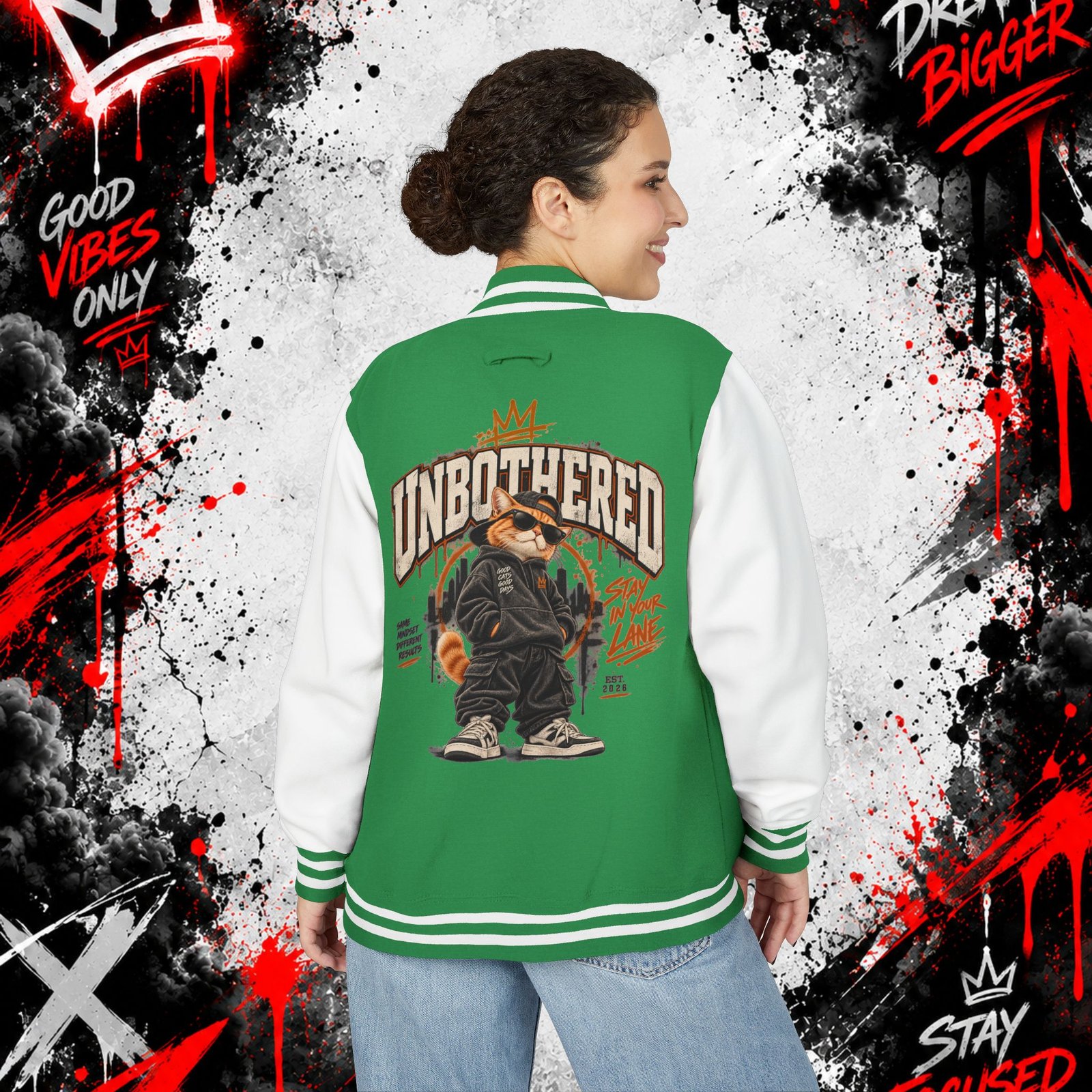 Unisex Heavyweight Letterman Jacket - Image 36